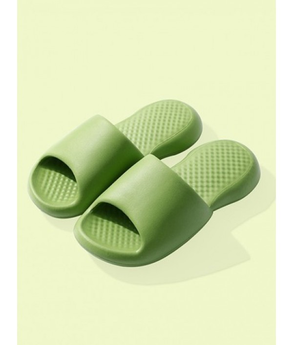 Solid Color Anti-skidding Thick Platform Bath Slippers